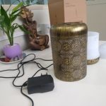 Metal Essential Oils Diffuser 7 Colors Night Light Auto Shut Off photo review