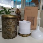 Metal Essential Oils Diffuser 7 Colors Night Light Auto Shut Off photo review