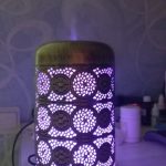 Metal Essential Oils Diffuser 7 Colors Night Light Auto Shut Off photo review