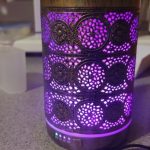 Metal Essential Oils Diffuser 7 Colors Night Light Auto Shut Off photo review