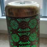 Metal Essential Oils Diffuser 7 Colors Night Light Auto Shut Off photo review