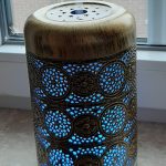 Metal Essential Oils Diffuser 7 Colors Night Light Auto Shut Off photo review