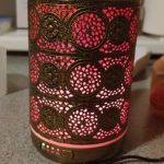 Metal Essential Oils Diffuser 7 Colors Night Light Auto Shut Off photo review