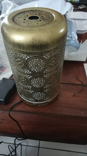 Metal Essential Oils Diffuser 7 Colors Night Light Auto Shut Off photo review