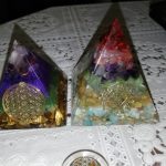 Amethyst Orgonite Resin Pyramid With Copper Coil photo review