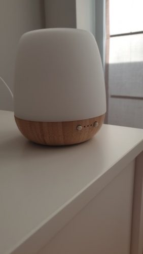 Bamboo Wood and Frosted Glass Aroma Diffuser (CN) photo review