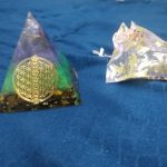 Amethyst Orgonite Resin Pyramid With Copper Coil photo review