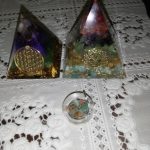 Amethyst Orgonite Resin Pyramid With Copper Coil photo review