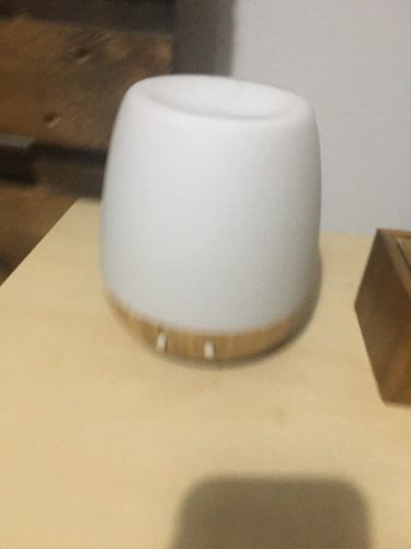 Bamboo Wood and Frosted Glass Aroma Diffuser (CN) photo review