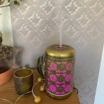 Metal Essential Oils Diffuser 7 Colors Night Light Auto Shut Off photo review