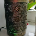 Metal Essential Oils Diffuser 7 Colors Night Light Auto Shut Off photo review