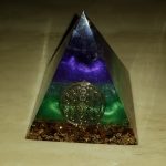 Amethyst Orgonite Resin Pyramid With Copper Coil photo review