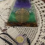 Amethyst Orgonite Resin Pyramid With Copper Coil photo review