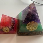 Amethyst Orgonite Resin Pyramid With Copper Coil photo review