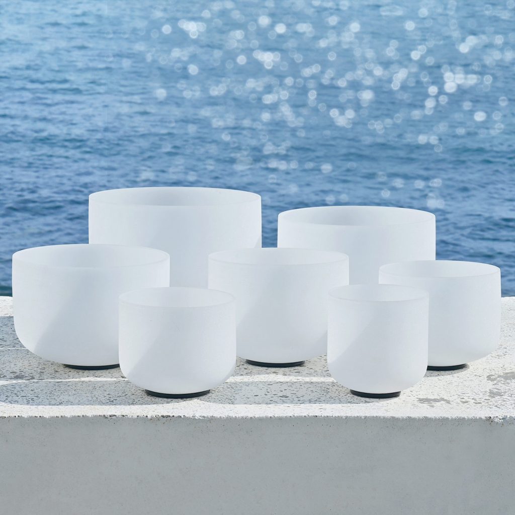 mini crystal singing bowls