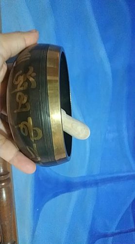 Large Brass Tibetan Singing Bowl For Meditation photo review