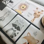 Cute Cartoon Jungle Animals Canvas Posters With Inspirational Words photo review