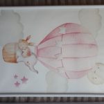 Pink Balloons Baby Girl Posters Printed On Canvas photo review