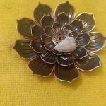 Metallic Lotus Flower Incense Holder photo review