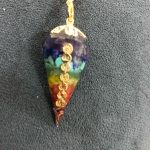Orgonite Reiki Pendulum Natural Stone Chakra Amulet photo review