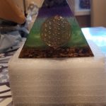 Amethyst Orgonite Resin Pyramid With Copper Coil photo review