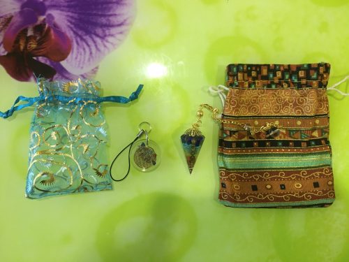 Orgonite Reiki Pendulum Natural Stone Chakra Amulet photo review