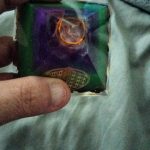 Amethyst Orgonite Resin Pyramid With Copper Coil photo review