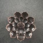 Metallic Lotus Flower Incense Holder photo review