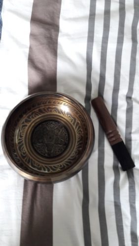 Large Brass Tibetan Singing Bowl For Meditation photo review