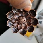 Metallic Lotus Flower Incense Holder photo review