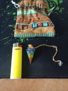 Orgonite Reiki Pendulum Natural Stone Chakra Amulet photo review