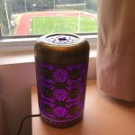 Metal Essential Oils Diffuser 7 Colors Night Light Auto Shut Off photo review