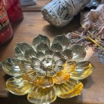 Metallic Lotus Flower Incense Holder photo review