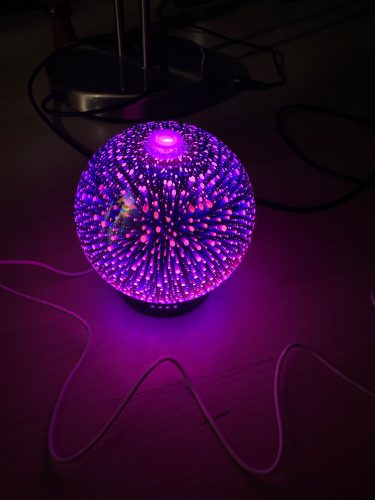3D Glass Aroma Diffuser With Light Show (CN) photo review