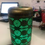 Metal Essential Oils Diffuser 7 Colors Night Light Auto Shut Off photo review