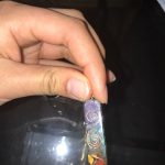 Retro Reiki Colorful Stone Chakra Orgone Pendant photo review