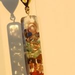 Retro Reiki Colorful Stone Chakra Orgone Pendant photo review