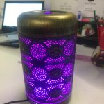 Metal Essential Oils Diffuser 7 Colors Night Light Auto Shut Off photo review
