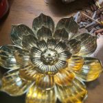 Metallic Lotus Flower Incense Holder photo review