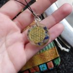 Natural Lapis Lazuli Orgonite Pendant photo review