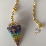 Orgonite Reiki Pendulum Natural Stone Chakra Amulet photo review
