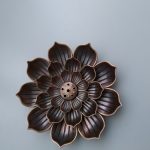 Metallic Lotus Flower Incense Holder photo review