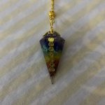 Orgonite Reiki Pendulum Natural Stone Chakra Amulet photo review