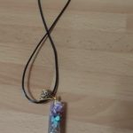 Retro Reiki Colorful Stone Chakra Orgone Pendant photo review