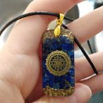 Natural Lapis Lazuli Orgonite Pendant photo review