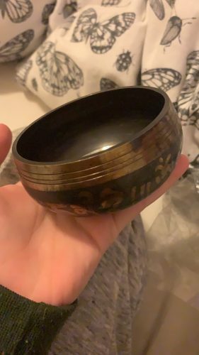 Large Brass Tibetan Singing Bowl For Meditation photo review