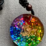 Om Symbol Chakra Reiki Necklace With Lapis lazuli And Amethyst photo review