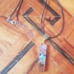 Retro Reiki Colorful Stone Chakra Orgone Pendant photo review