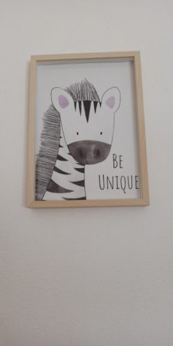 Cute Cartoon Jungle Animals Canvas Posters With Inspirational Words photo review
