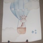 Blue Balloon And Animal Posters On Canvas photo review